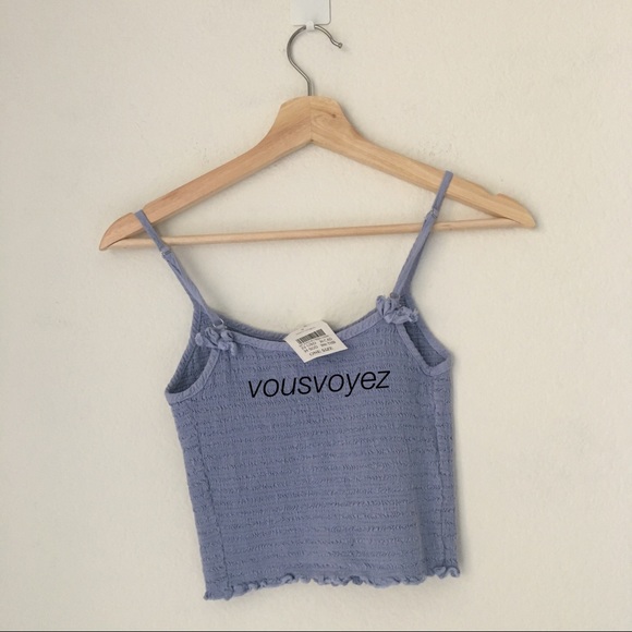 Brandy Melville blue izzy tank top - Picture 4 of 4